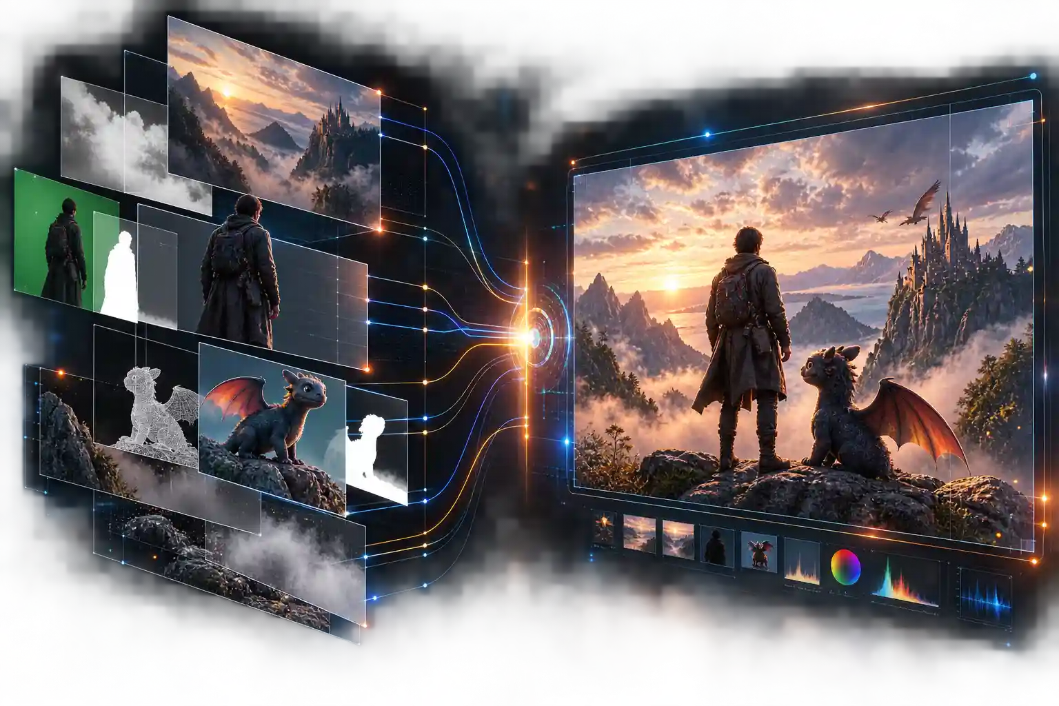 Compositing چیست؟ چگونه چند تصویر به یک صحنه تبدیل می‌شوند؟